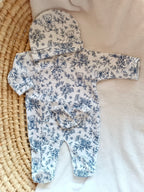 Pyjama naissance personnalisé bébé – 3 pièces, 100 % coton, Rêve d’Ourson