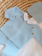 Personalized Knitted Newborn Set - Little Treasure