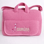 Sac à langer personnalisé bébé en gaze de coton