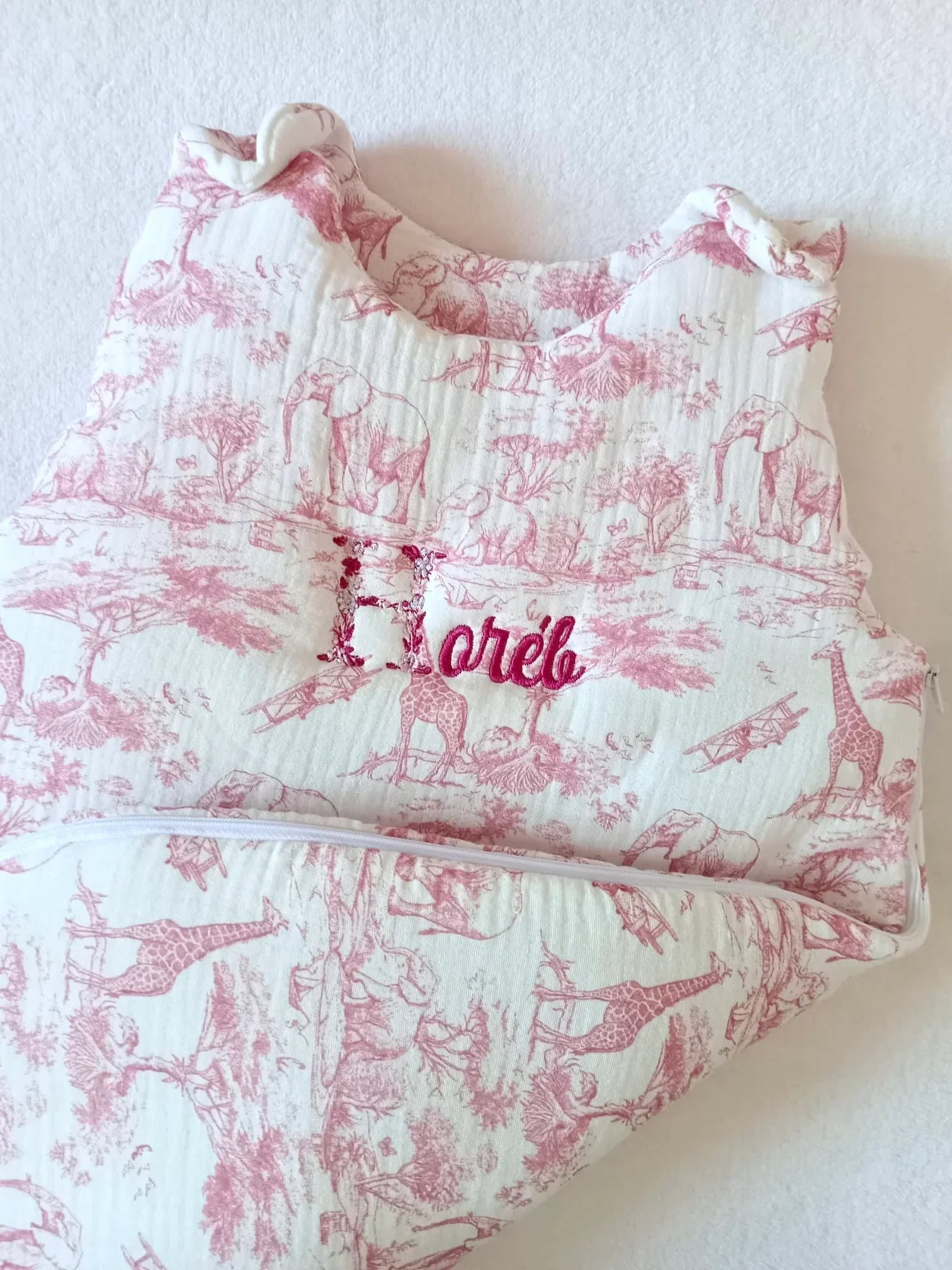 Gigoteuse bébé personnalisée – Safari