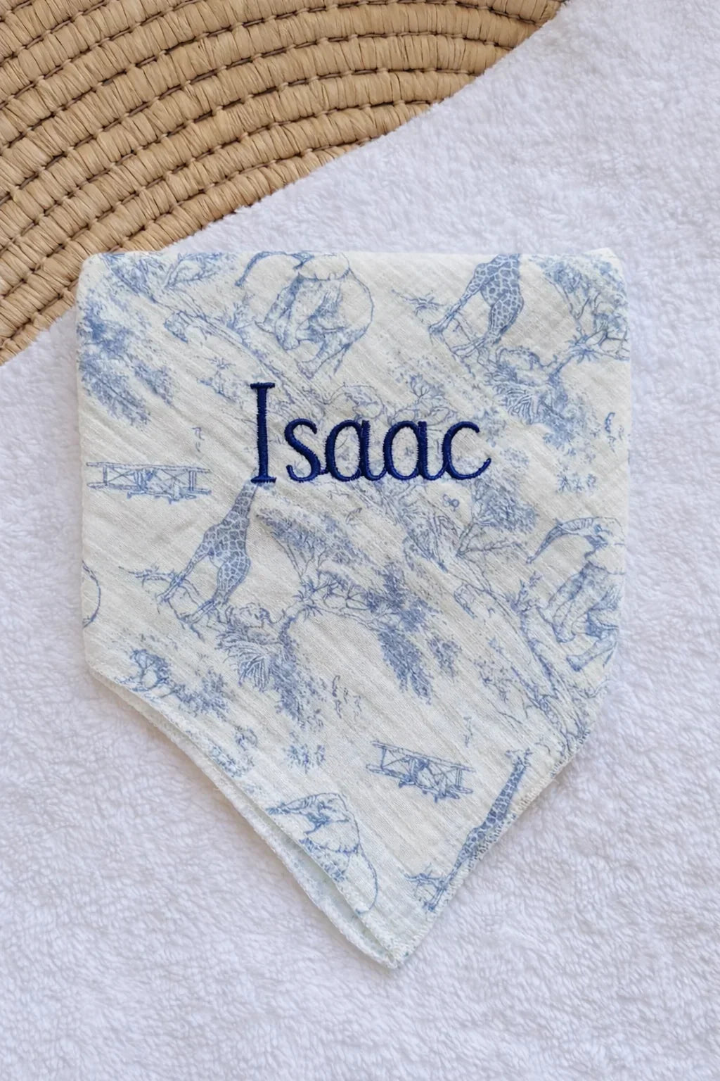 Lange personnalisé bébé – Collection Safari