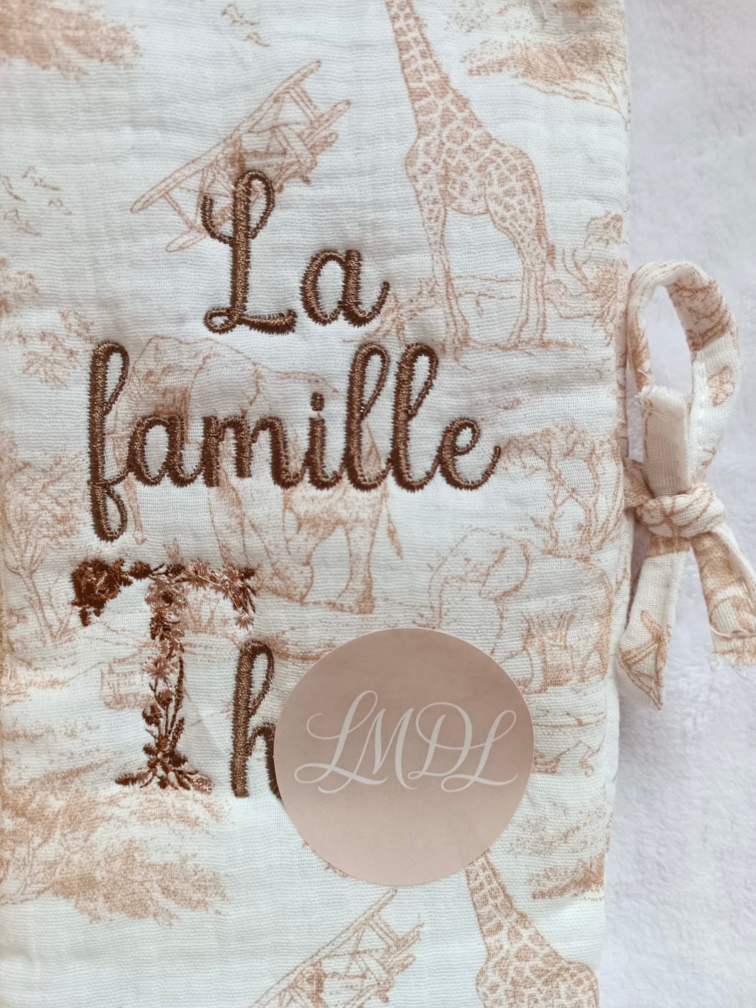 Protège livret de famille personnalisé – Safari