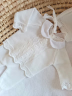 Ensemble complet blanc 0/3 mois