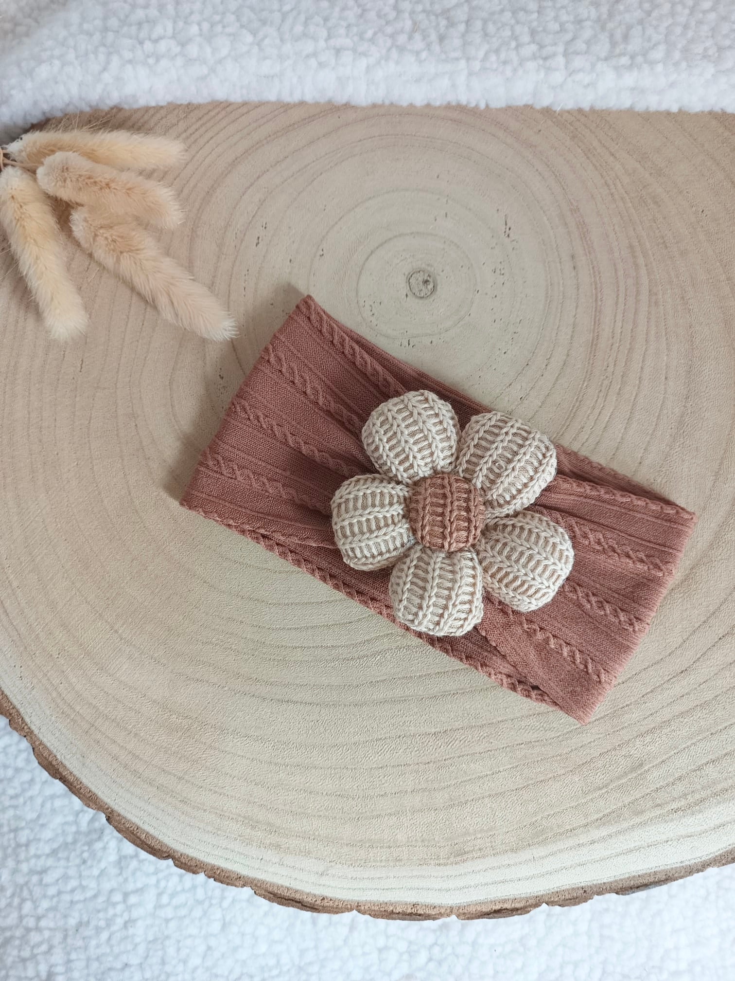 Lot bandeaux élastiques fleurs TU