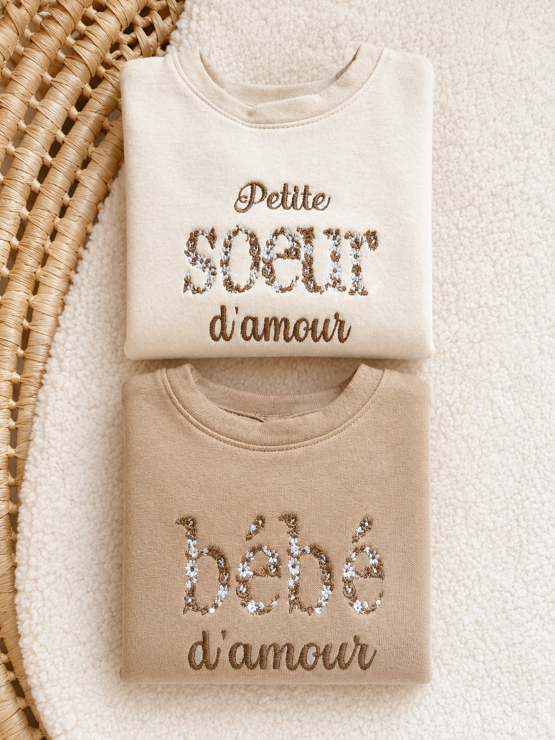 Pull bébé personnalisé - Bébé, Petite soeur, Petit frère