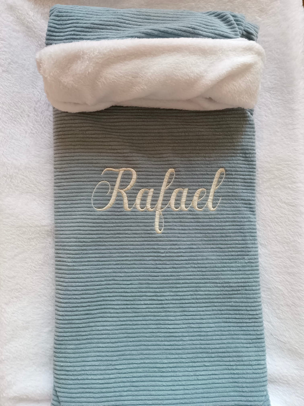 Couverture personnalisée velours