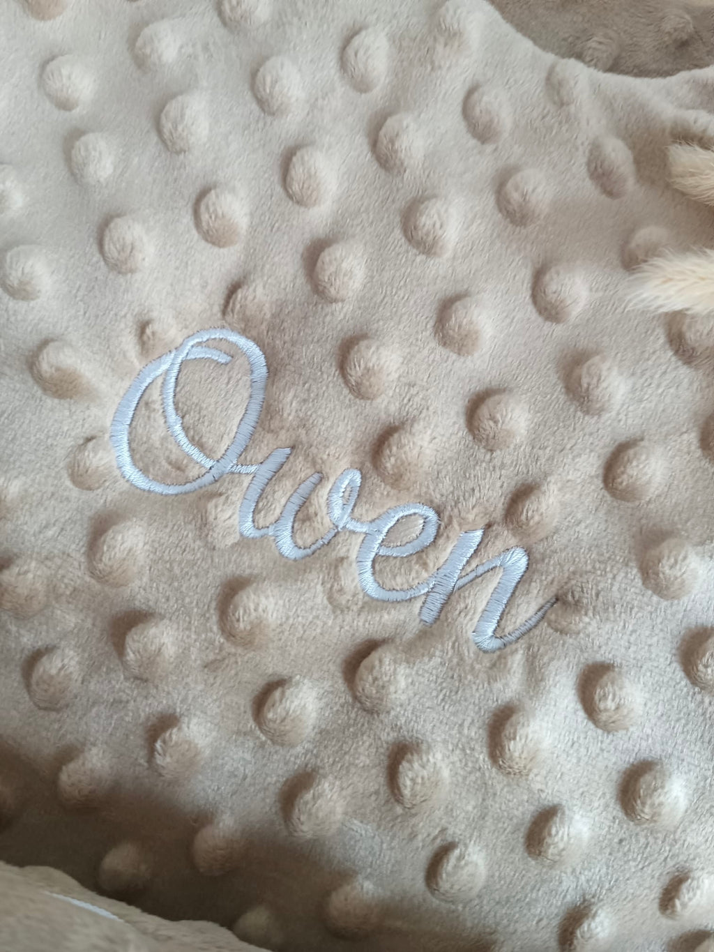 Gigoteuse en minky marron