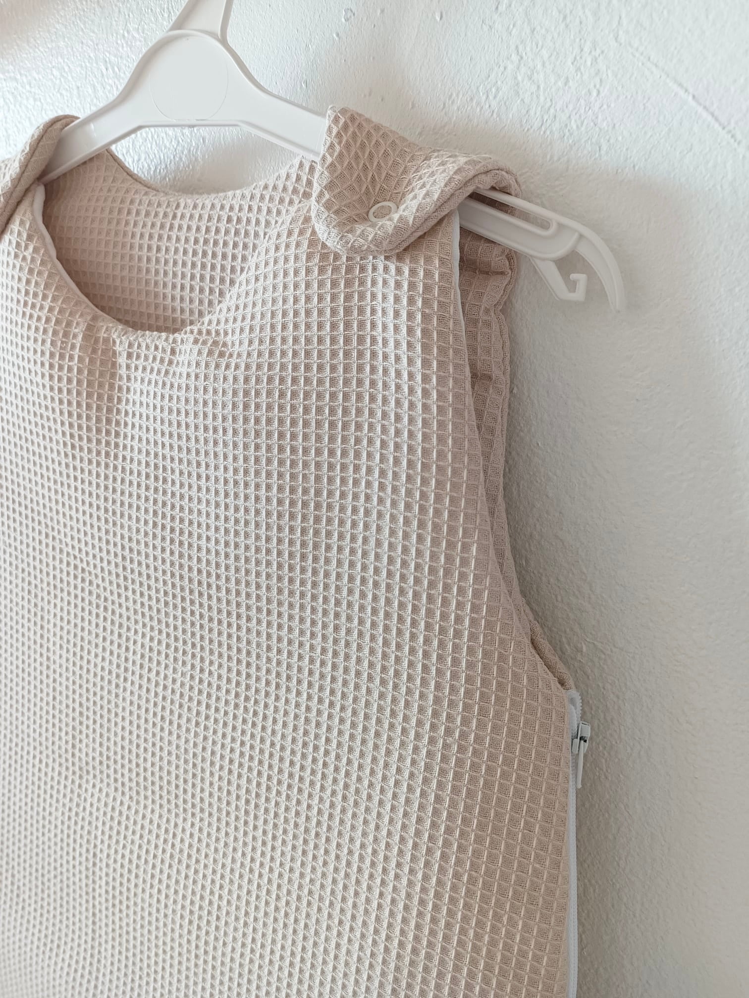 Gigoteuse molletonnée nid d’abeille beige