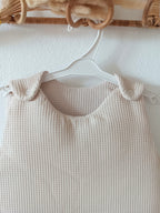Gigoteuse molletonnée nid d’abeille beige