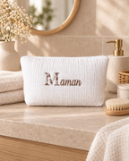 Trousse personnalisée bébé en gaze de coton