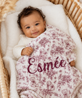 Lange personnalisé bébé en gaze de coton – Rêve d’Ourson