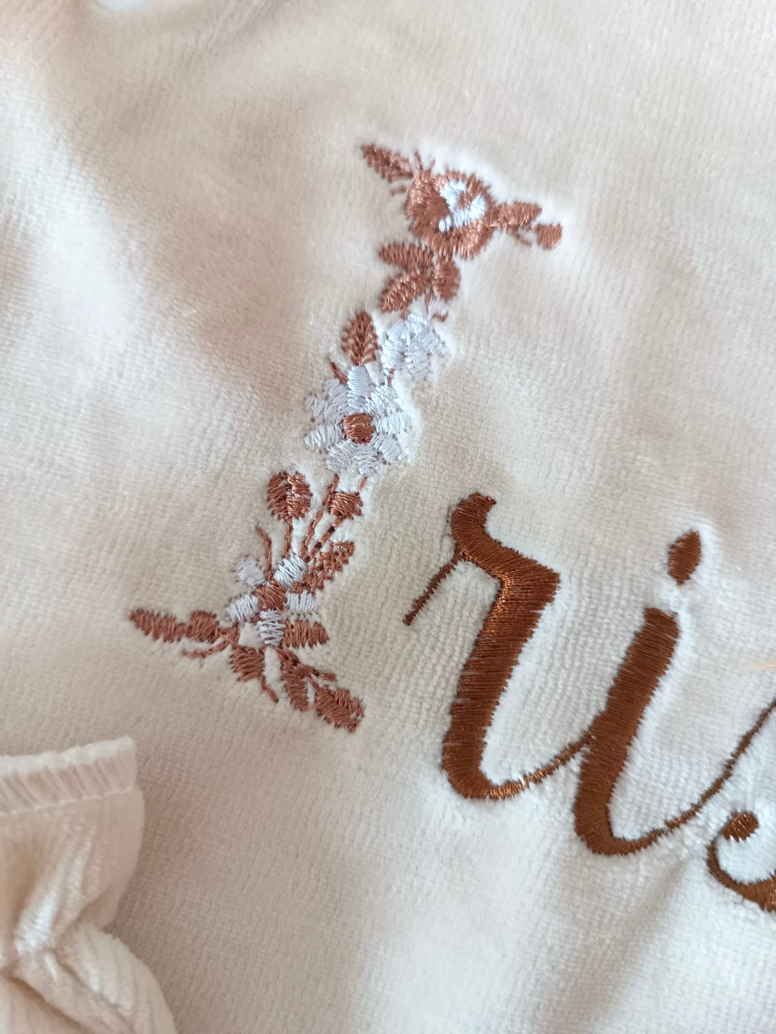 Dors bien velours beige, 3 pièces