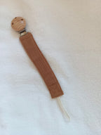 Attache tétine en gaze de coton - personnalisable -