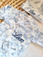 Pyjama bébé velours 3 pièces personnalisé – Safari
