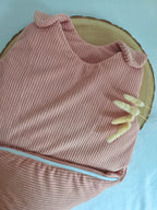 Gigoteuse molletonnée en velours terracotta