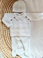 Ensemble naissance en maille personnalisé - Héritage