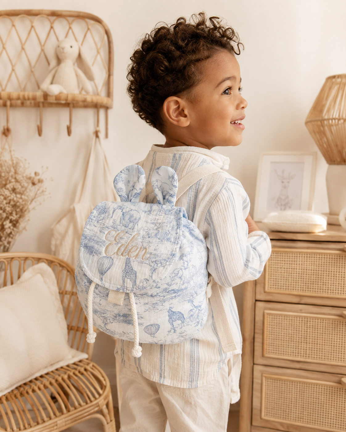 Sac à dos personnalisé enfant – Collection Safari