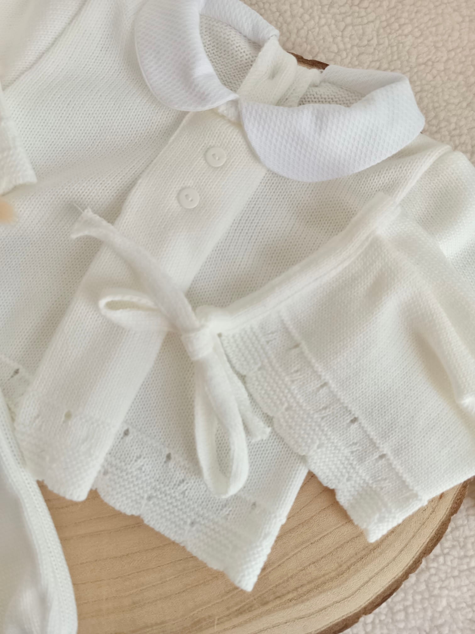 Ensemble complet naissance blanc 0/3 mois