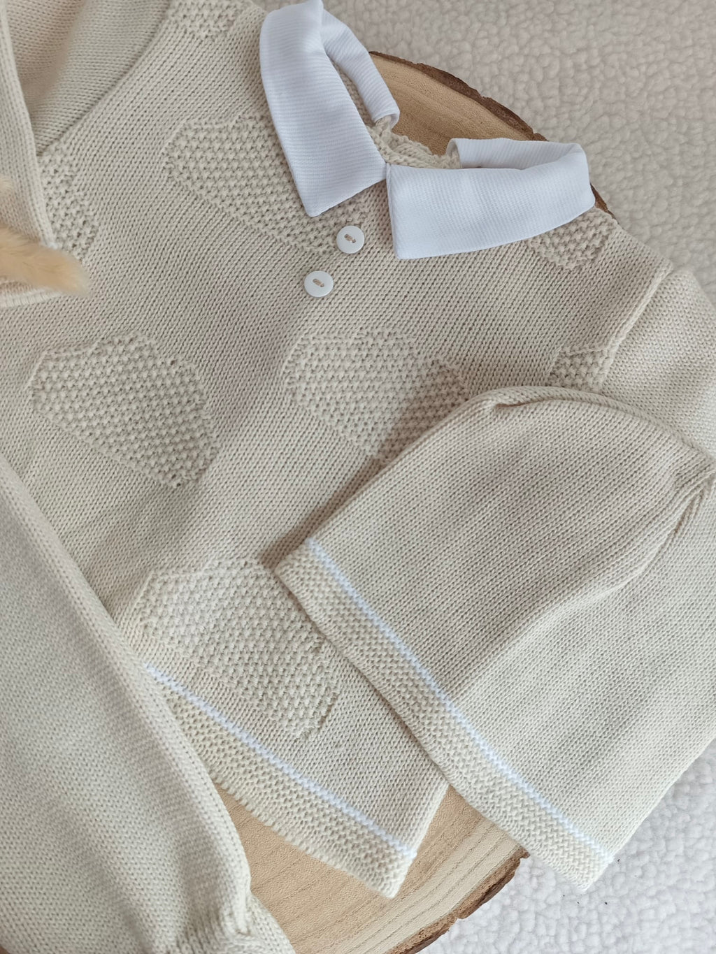Ensemble complet beige nuage - plusieurs tailles - personnalisable -