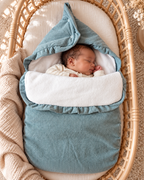 Nid d'ange bébé personnalisé velours