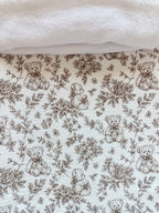 Couverture bébé personnalisée en gaze de coton - Rêve d'Ourson