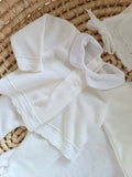 Ensemble complet naissance blanc 0/3 mois