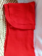 Couverture bébé personnalisée à volant en maille
