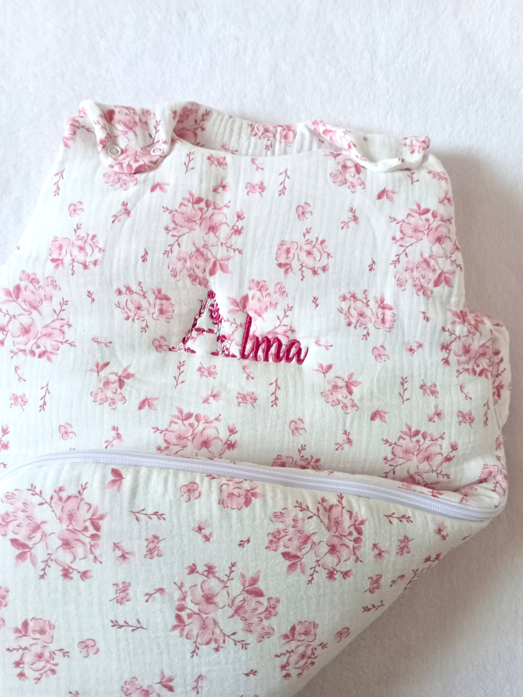 Gigoteuse personnalisée bébé – Fleurs de Coton