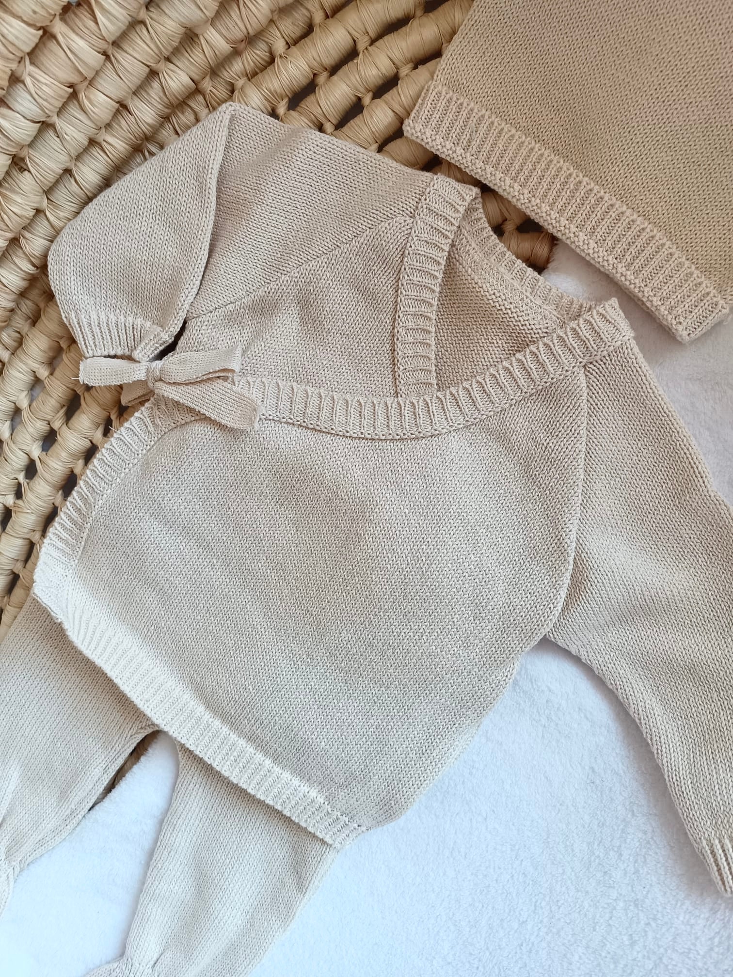 3-piece 100% cotton newborn set - 0/3 months