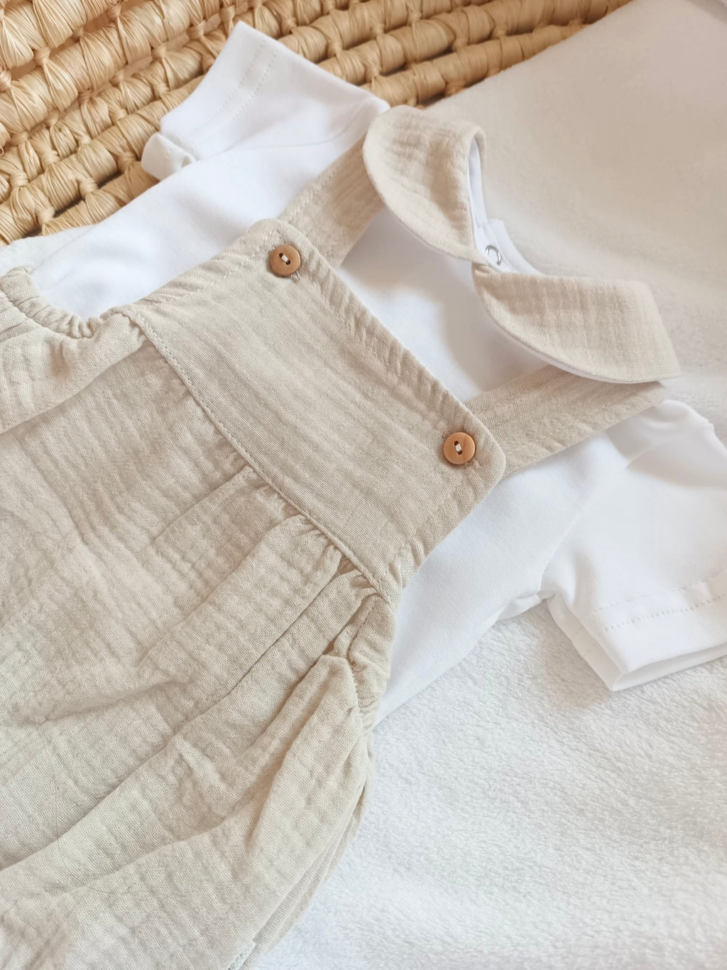 Ensemble mixte 100% gaze de coton - 3 mois au 24 mois -