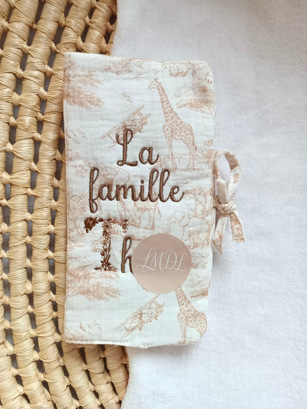 Protège livret de famille personnalisé – Safari