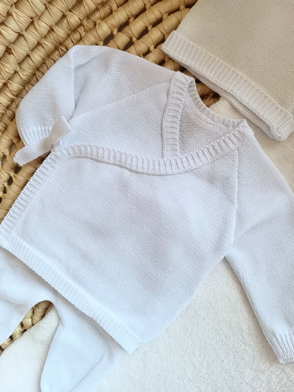 Tenue naissance 3 pièces 100% coton - 0/3 mois