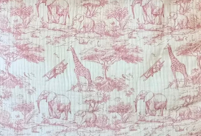 Kit sieste personnalisé maternelle – 3 pièces, Collection Safari