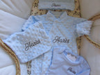 Dors bien minky bleu ciel, 5 pièces