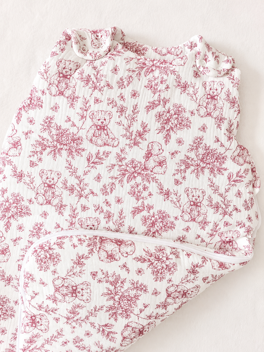 Gigoteuse personnalisée bébé en gaze de coton – Rêve d’Ourson