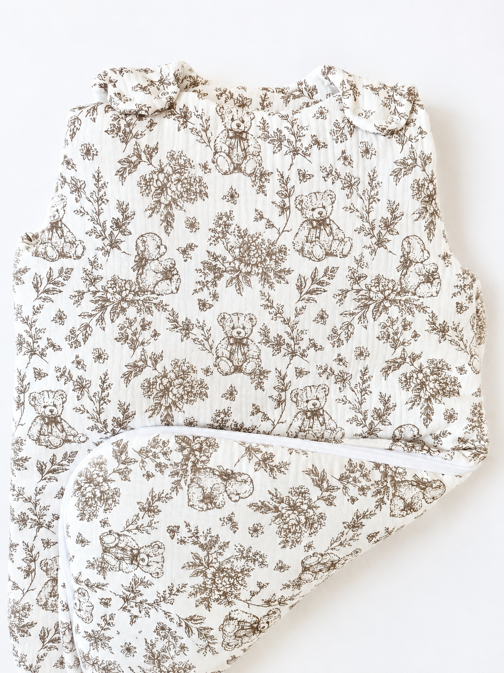 Gigoteuse personnalisée bébé en gaze de coton – Rêve d’Ourson