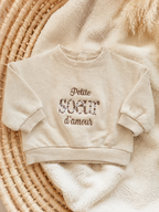 Pull bébé personnalisé - Bébé, Petite soeur, Petit frère