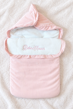 Nid d'ange bébé personnalisé velours