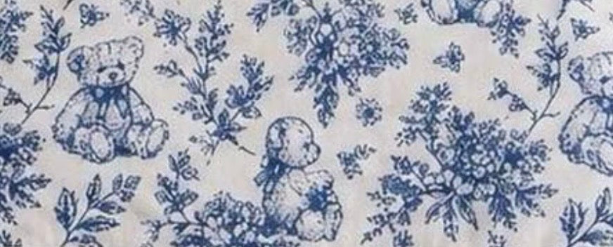 Nid d'ange bébé personnalisé en gaze de coton - Rêve d'Ourson