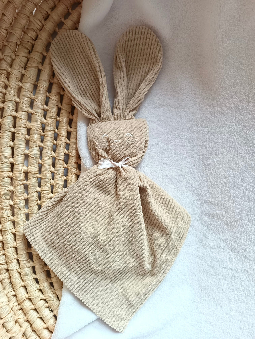 Doudou personnalisé bébé  – Collection Velours