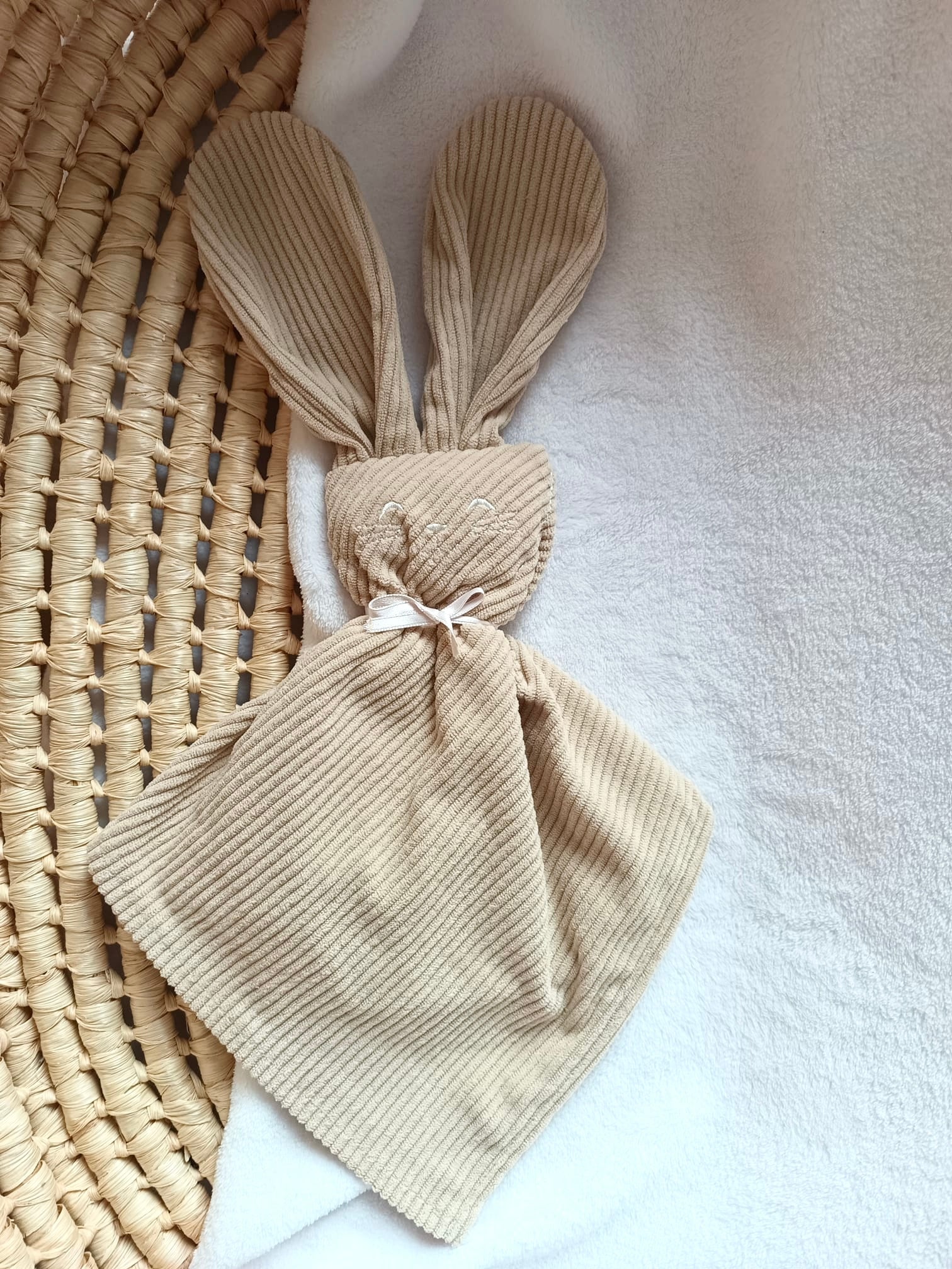 Doudou personnalisé bébé  – Collection Velours