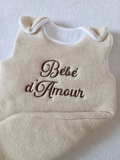 Personalized baby sleeping bag - Knit